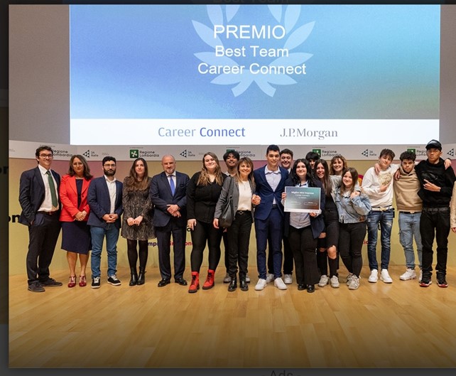 Foto premiazione dei vincitori del programma Career Connect 